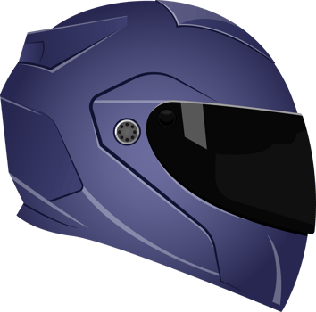 Motorcycle helmet clipart design illustration png