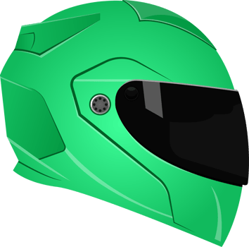 Motorcycle helmet clipart design illustration png