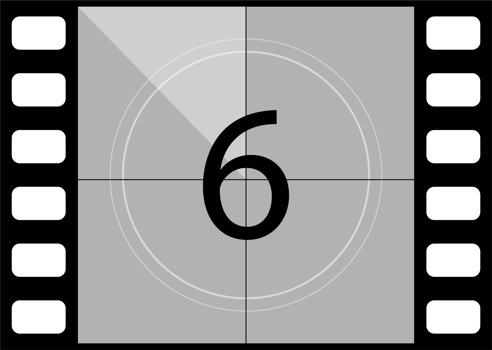 Movie countdown clipart design illustration png