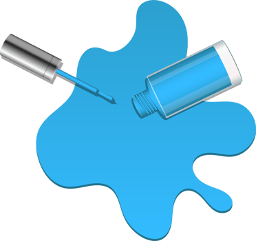 Nail polish bottle clipart design illustration png