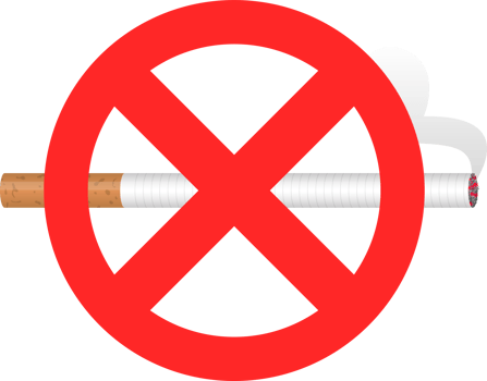 No smoking sign clipart design illustration png