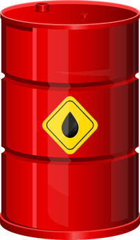 Oil barrel clipart design illustration png