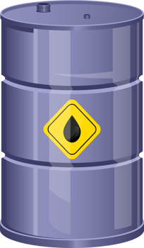 Oil barrel clipart design illustration png