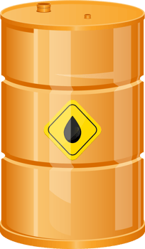 Oil barrel clipart design illustration png