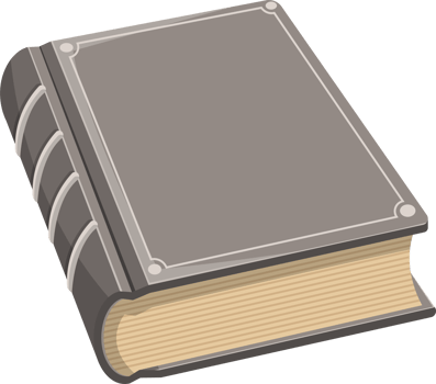 Old vintage book clipart design illustration png