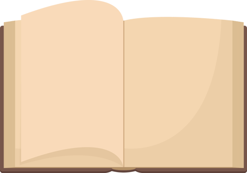 Old vintage book clipart design illustration png