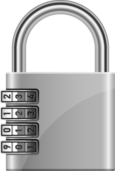 Padlock clipart design illustration png