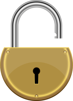 Padlock clipart design illustration png