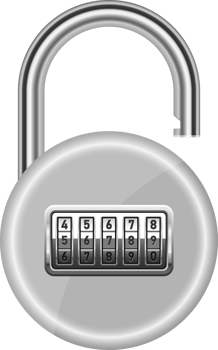 Padlock clipart design illustration png