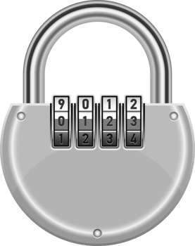 Padlock clipart design illustration png