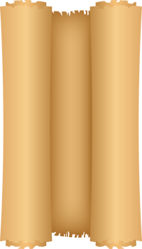 Papyrus scroll clipart design illustration png