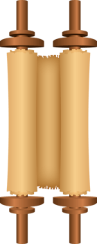 Papyrus scroll clipart design illustration png