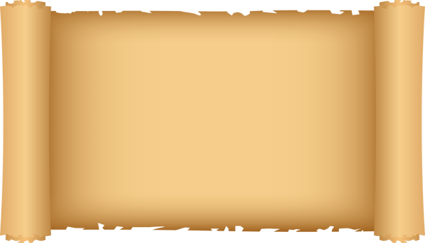 Papyrus scroll clipart design illustration png
