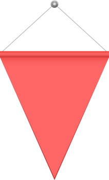 Realistic pennant clipart design illustration png