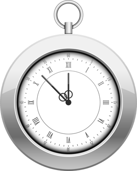 Pocket watch clipart design illustration png