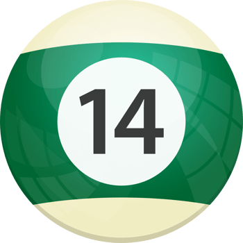 Billiard balls clipart design illustration png