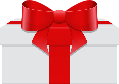 Present box clipart design illustration png