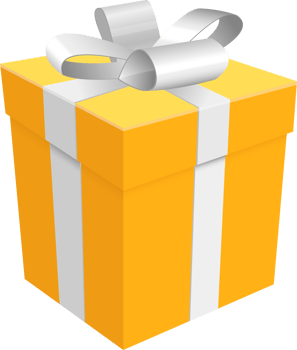 Present box clipart design illustration png