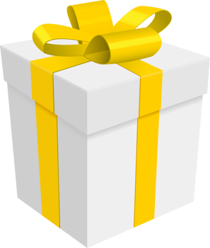 Present box clipart design illustration png