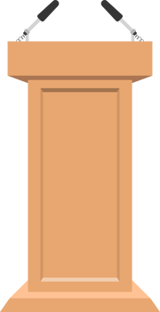 Realistic pulpit clipart design illustration png