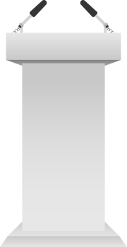 Realistic pulpit clipart design illustration png