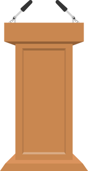 Realistic pulpit clipart design illustration png