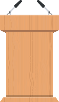 Realistic pulpit clipart design illustration png