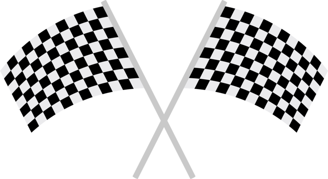 Racing flag clipart design illustration png