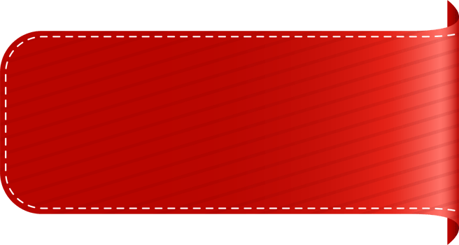 Red banner clipart design illustration png