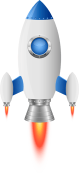 Rocket spaceship clipart design illustration png