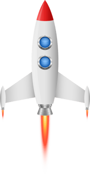 Rocket spaceship clipart design illustration png