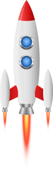 Rocket spaceship clipart design illustration png