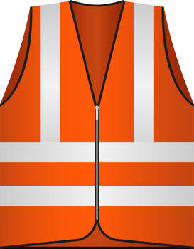 Safety vest clipart design illustration png