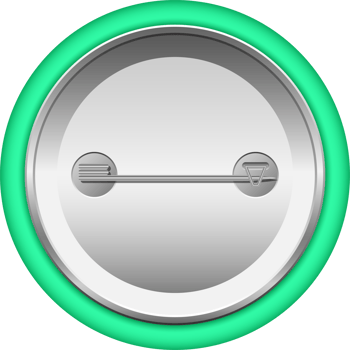 Button pin clipart design illustration png