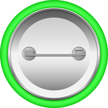 Button pin clipart design illustration png
