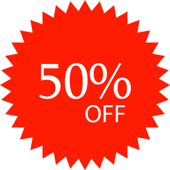 Special sale discount sticker clipart design illustration png