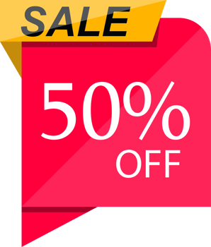 Special sale discount sticker clipart design illustration png