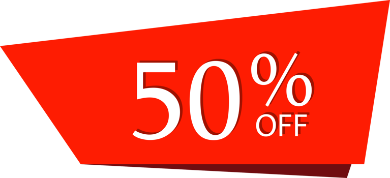Special sale discount sticker clipart design illustration png