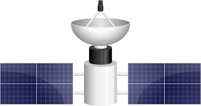 Satellite clipart design illustration png