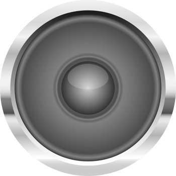 Audio speaker clipart design illustration png