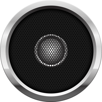 Audio speaker clipart design illustration png
