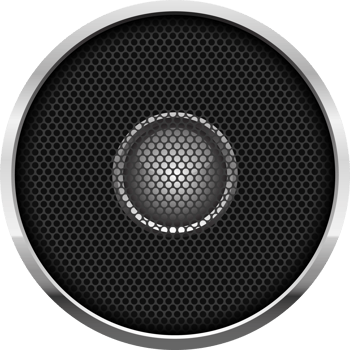 Audio speaker clipart design illustration png