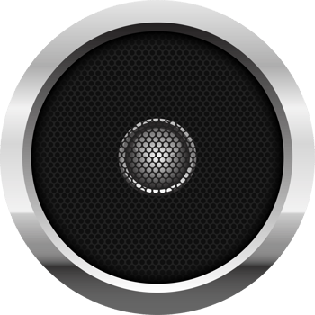 Audio speaker clipart design illustration png