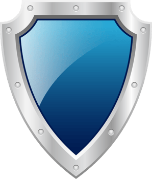 Protection metallic shield clipart design illustration png
