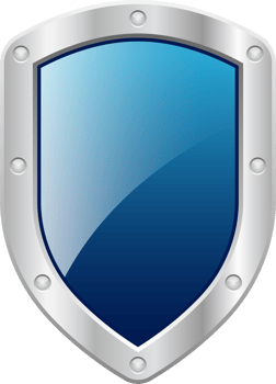 Protection metallic shield clipart design illustration png