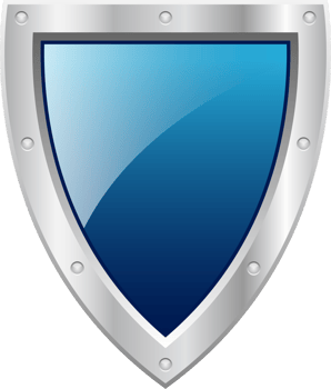 Protection metallic shield clipart design illustration png