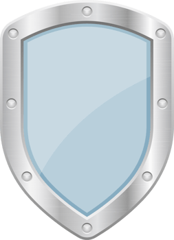 Protection metallic shield clipart design illustration png