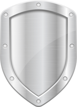 Protection metallic shield clipart design illustration png