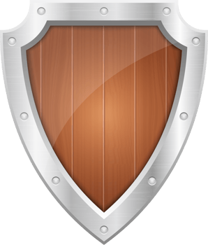 Protection metallic shield clipart design illustration png