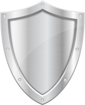 Protection metallic shield clipart design illustration png